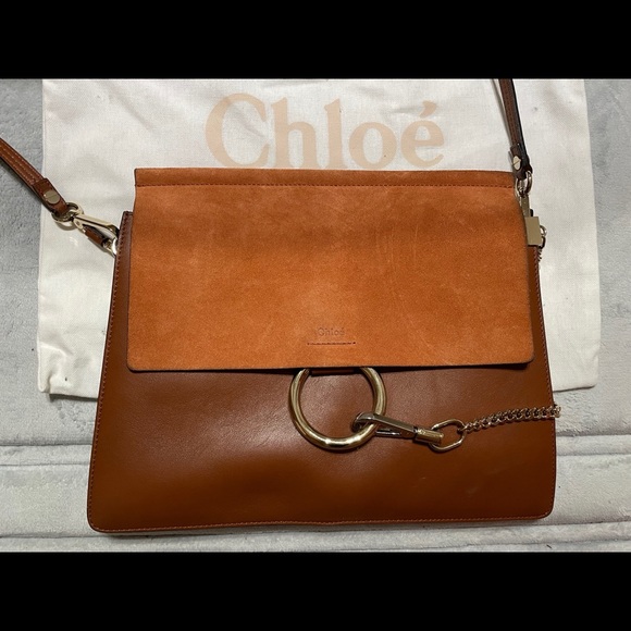 chloe faye medium flap shoulder bag